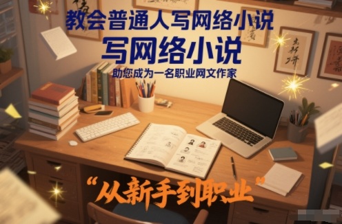 教会普通人写网络小说,助您成为一名职业网文作家-小目标云网创