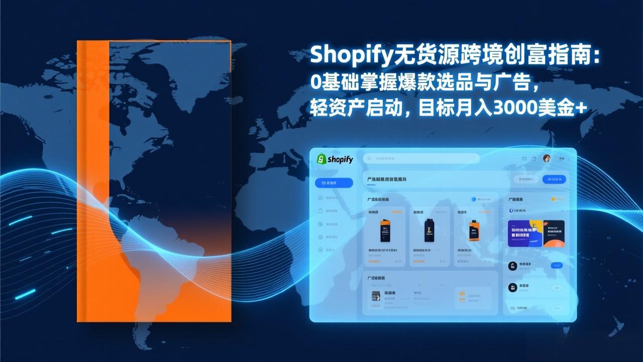 Shopify爆款打法实战：从选品到广告投放，复制爆款模型，驱动独立站月销售额破万刀-小目标云网创