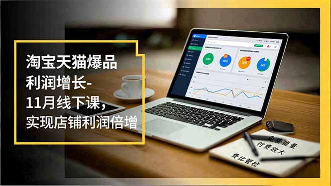 淘宝天猫爆品利润增长-11月线下课，免费流量、付费放大、费比管控，实现店铺利润倍增-小目标云网创